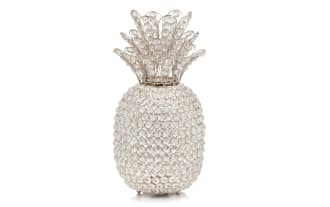 15'' Silver Glam Pineapple Sculpture