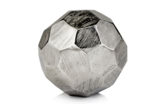 4" Silver Sculpted Sphere