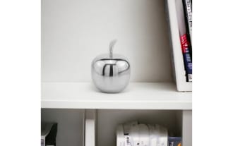 5.5'' Silver Apple Decor