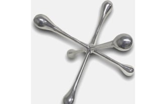 12'' Ozi Silver Decorative Jack