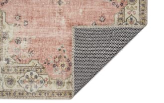 Kinsley 5' x 7' Pink Oriental Washable Rug