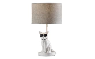 Too Cool Cat White Table Lamp