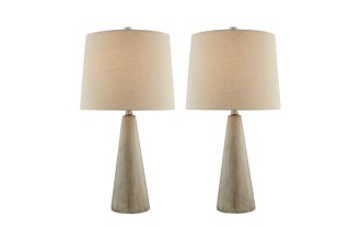 Karter Tan Table Lamp (Set of 2)