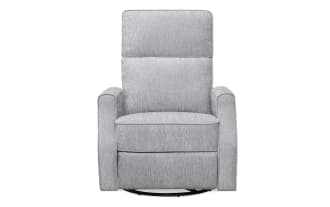 Bryson Gray Swivel Manual Recliner