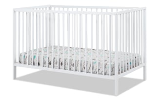Primrose White 3-in-1 Convertible Crib