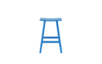 Paloma Sea Blue Outdoor Bar Height Stool