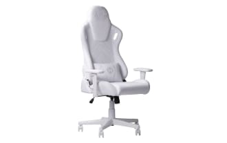 Keke White Velvet Gaming Chair