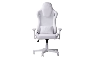 Keke White Velvet Gaming Chair