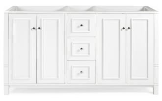 Randolph 60'' White Double Sink Bathroom Vanity Base