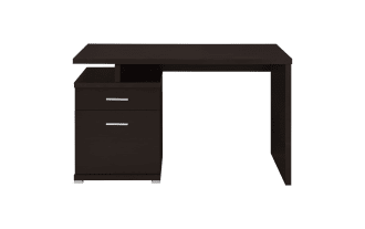 Eliana Brown 2 Drawer Desk