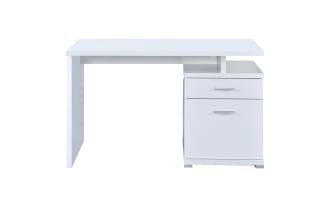 Eliana White 2 Drawer Desk