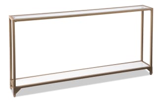 Miraber 56'' Gold Console Table