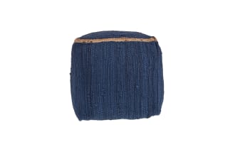 Brady Blue Pouf