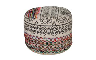 Harlem Beige Pouf