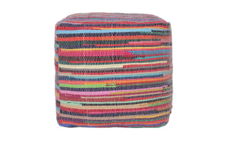 Elias Multicolored Pouf