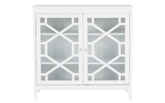 Frankie White Two Door Cabinet