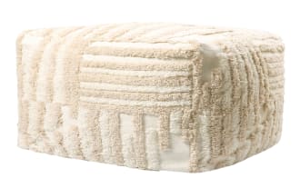 Villa Cream Pouf