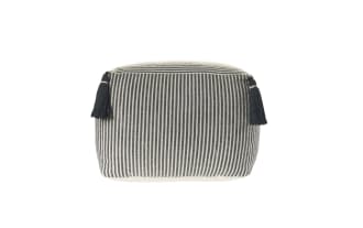 Syndie Gray Pouf
