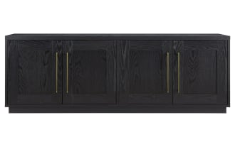 Syvia 68'' Black Storage TV Stand