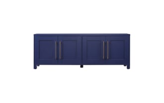 Zion 68'' Blue Storage TV Stand