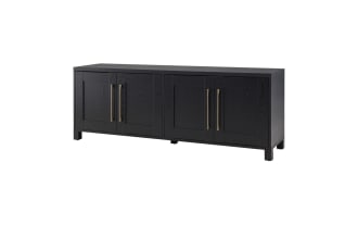 Zion 68'' Black Storage TV Stand