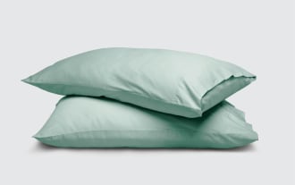 MyBob's King Seafoam Cozy Cotton 2 Piece Pillowcase Set
