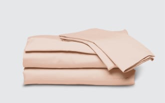 MyBob's Queen Blush Airy Cotton 4 Piece Sheet Set
