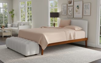 MyBob's King Blush Airy Cotton 4 Piece Sheet Set