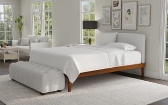 MyBob's Split Head Queen White Airy Cotton 4 Piece Sheet Set