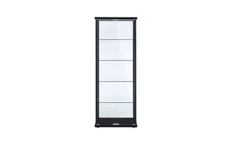Gloria Black 5 Shelf Curio Cabinet