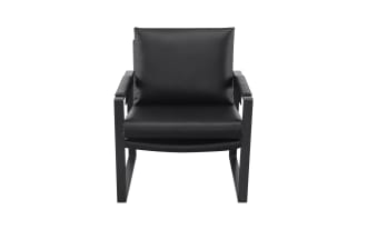 Breya Black Accent Chair