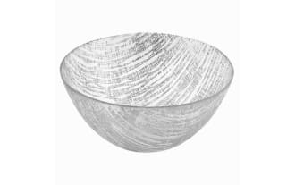 11'' Drammen Handcrafted Clear Glass Bowl