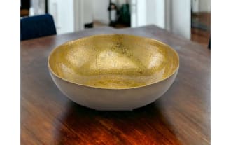 17'' Brussels Gold Aluminum Bowl