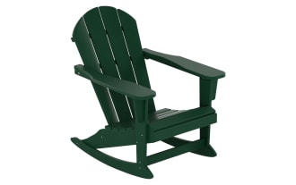 Paloma Green Outdoor Adirondack Rocking Chair