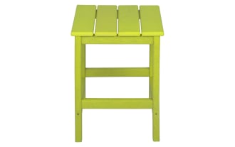 Paloma Lime Green Outdoor Adirondack Side Table