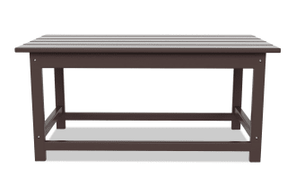 Paloma Dark Brown Outdoor Adirondack Coffee Table