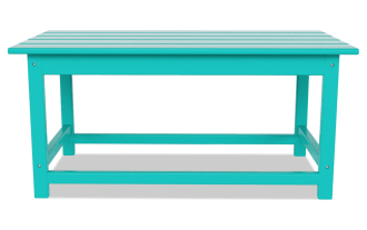 Paloma Turquoise Outdoor Adirondack Coffee Table