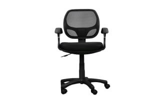 Josephine Black Adjustable Office Chair