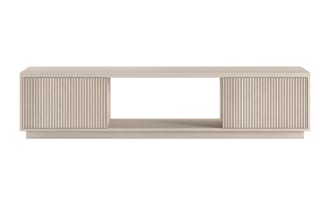 Ziva 70'' White Storage TV Stand