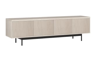 Cheryl 70'' White Oak Storage TV Stand