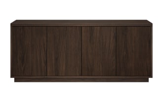 Leilah 57'' Antique Brown Storage TV Stand