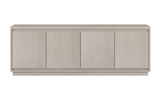 Geno 68'' White Oak Storage TV Stand