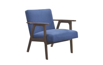 Jace Blue Accent Chair