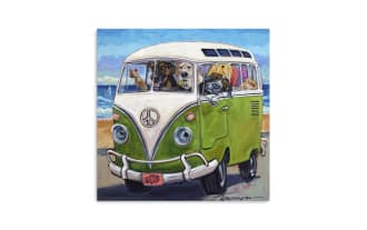 Pawsenger Express Canvas Wall Art
