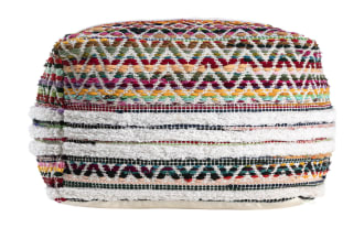 Nala Multicolored Pouf
