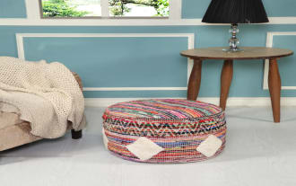 Skye Multicolored Pouf