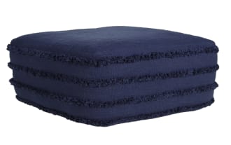 Thea Navy Pouf