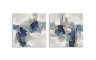 Shifting Blues 30'' x 30'' Canvas Wall Art