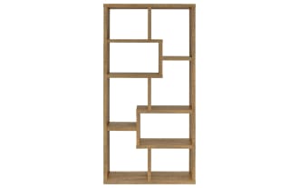 Austen 71'' Light Brown 6 Shelf Bookcase