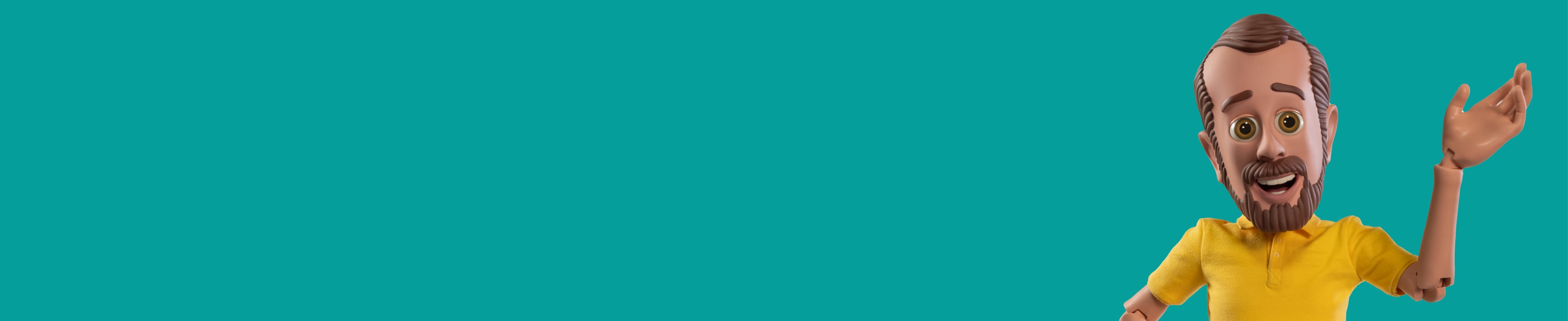Little Bob smiles and waves against a teal background. Text promotes flexible financing options at Bob's. "Learn more" button included.